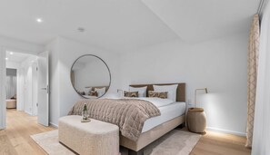 2 bedrooms, iron/ironing board, travel cot, free WiFi - Luxury duplex apartment with terrace (Sylt)