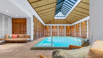 Indoor pool, a heated pool