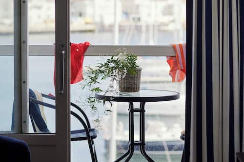 Twin Room, Balcony, Sea View | Terrace/patio