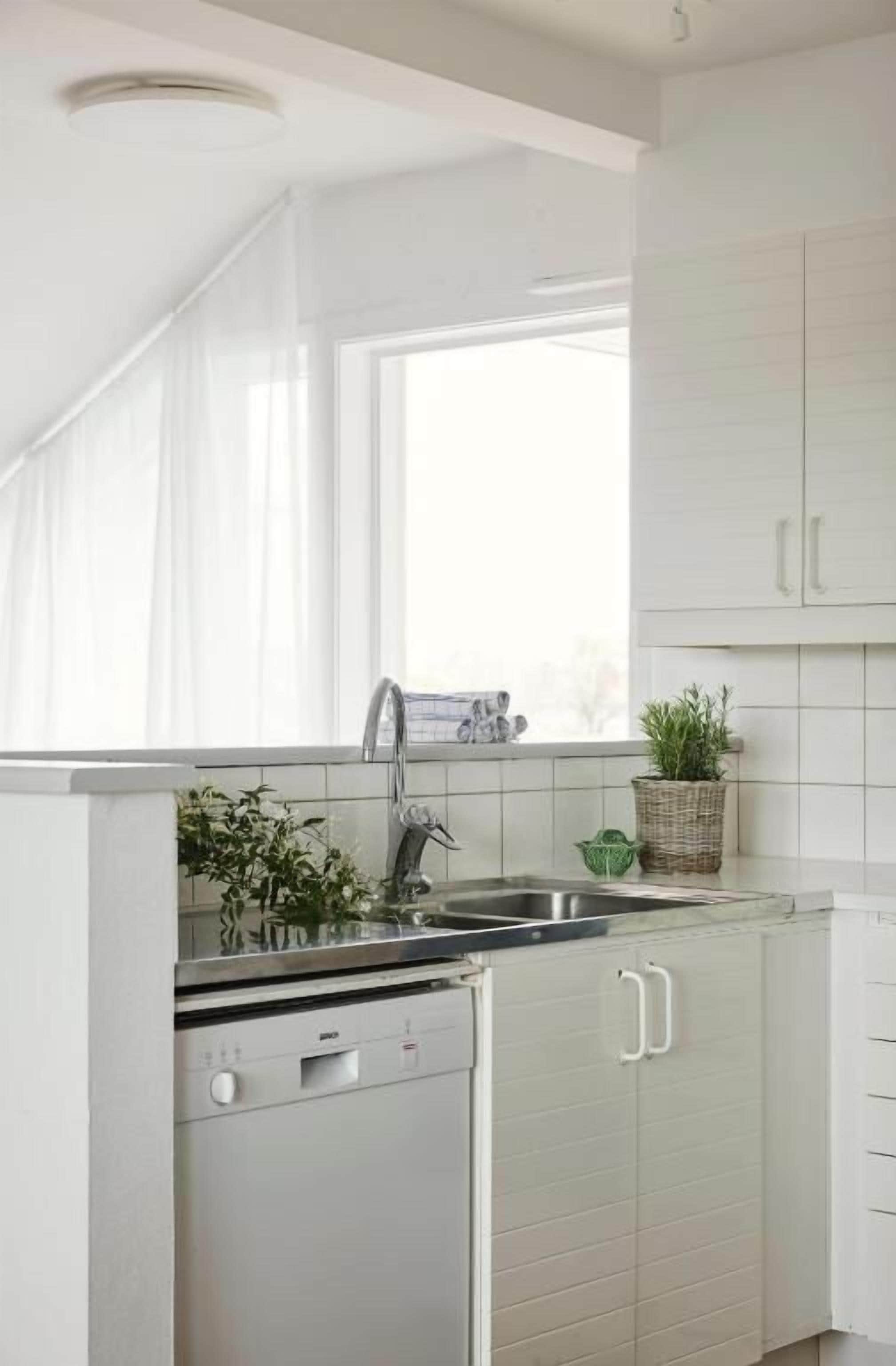 大型冷蔵庫、電子レンジ、オーブン、コンロ