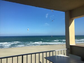 On the beach