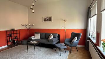 TV, books, stereo