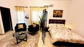 อพาร์ทเมนท์, 1 ห้องนอน, ระเบียง | 1 ห้องนอน