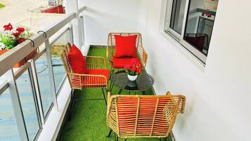Apartemen, 1 kamar tidur, balkon | Balkon