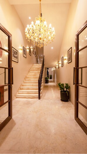 Interior entrance