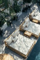 Luxury Suite, Pool View | Balcony view