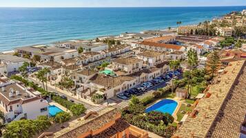 Enjoy scenic views of the sea from this coastal neighborhood with modern and traditional architecture.