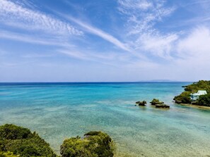 Villa de lujo, vista al océano | Vista a la playa o el mar
