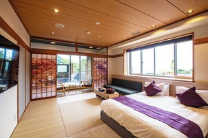 日式客房, 无烟房 (Wabirei) | 高档床上用品、免费 WiFi、床单