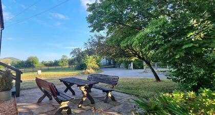 Quiet location, 4 bedroom, 4 bath, barn, six miles Brecon. Dog friendly.