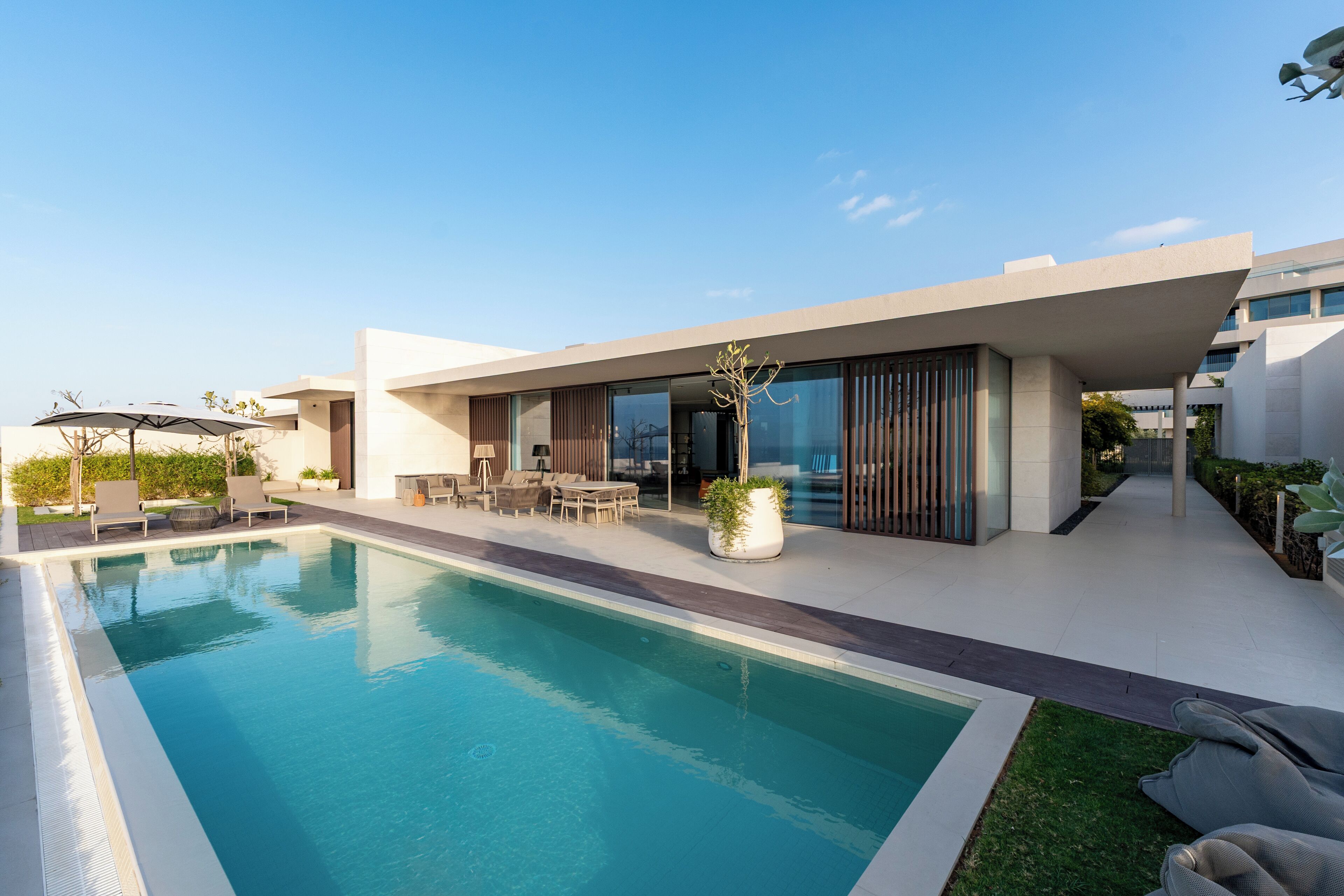 Exclusieve villa, 4 slaapkamers, privézwembad, uitzicht op zee | Privézwembad