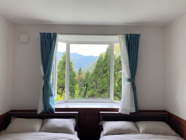 Standard Twin Room, Non Smoking, Mountain View (Shared Shower room and Toilet) | View from room