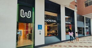 Façana frontal de l'allotjament