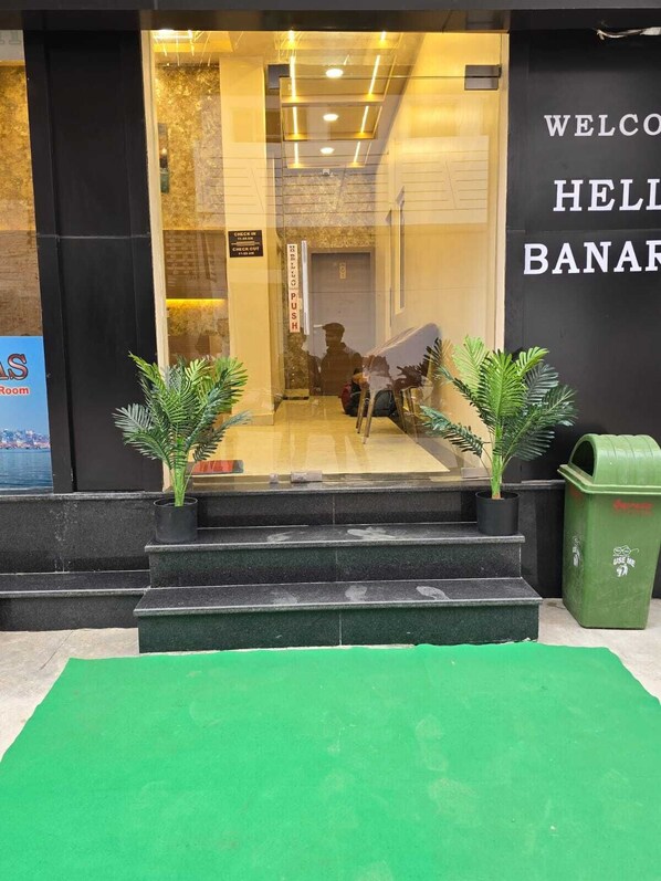 Façade de l’hébergement