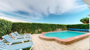 A heated pool - Villa Castano B-Murcia Holiday Rentals Property (Torre Pacheco)