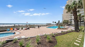 Apartamento Signature, 3 habitaciones, no fumadores, vistas a la playa | Vistas desde la habitación