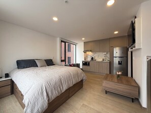 1 soverom, strykejern/-brett, wi-fi og sengetøy