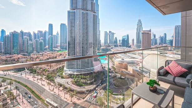 Apartment, 2 Bedrooms, Pool Access | Balcony - Easygo-upscale 2BR /iconic View Bldp03 (Dubai)