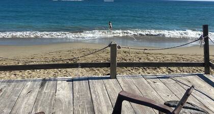 Studio right on the beach