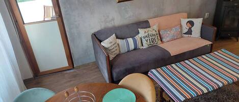 Smart-tv en een open haard