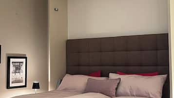 1 habitación, cuna de viaje, wifi gratis y ropa de cama