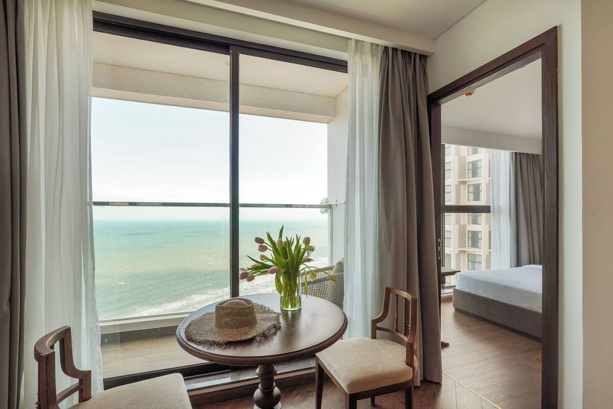 Appartement Panoramique, vue mer | Coin séjour