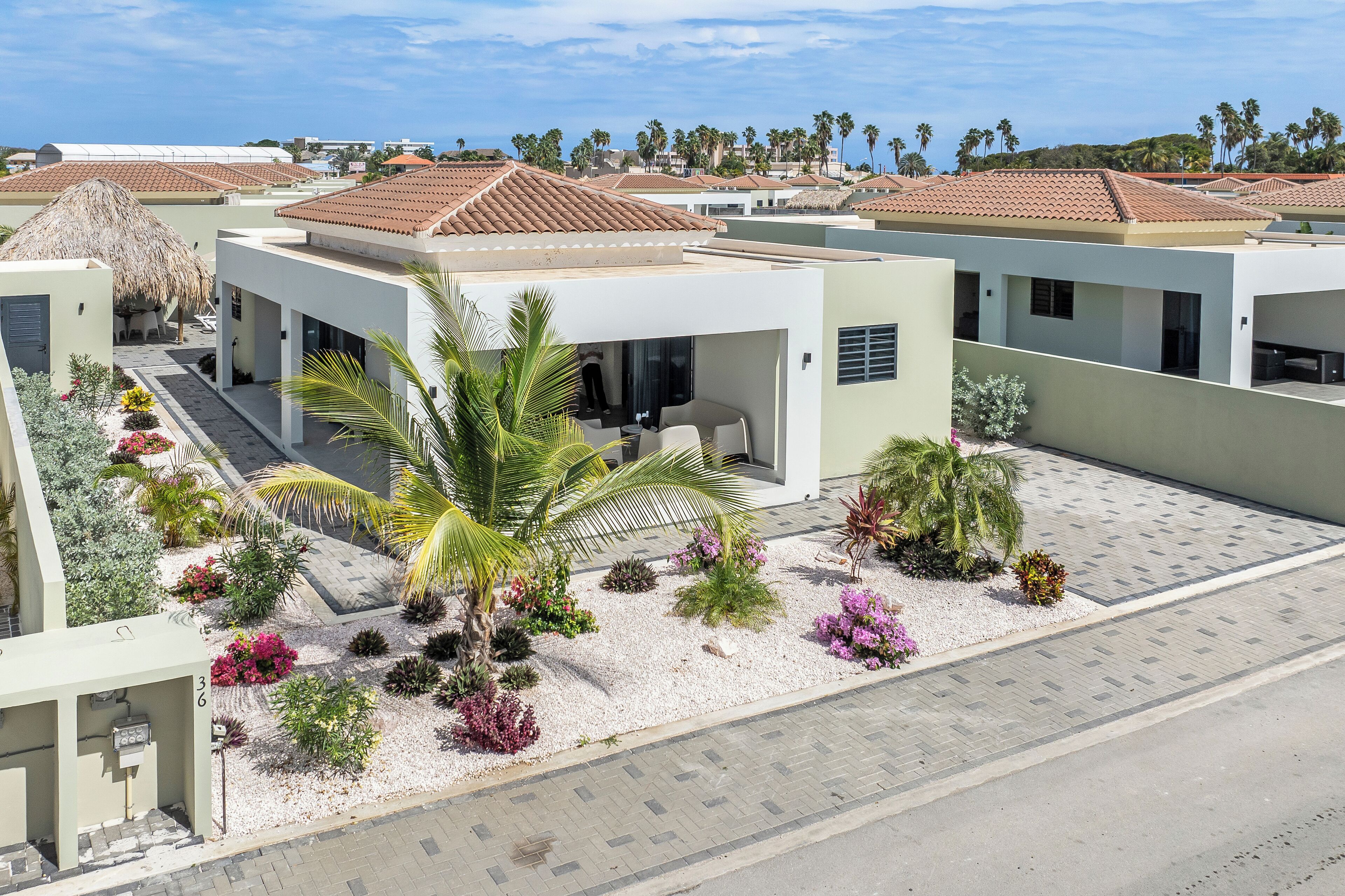 Fassade der Unterkunft