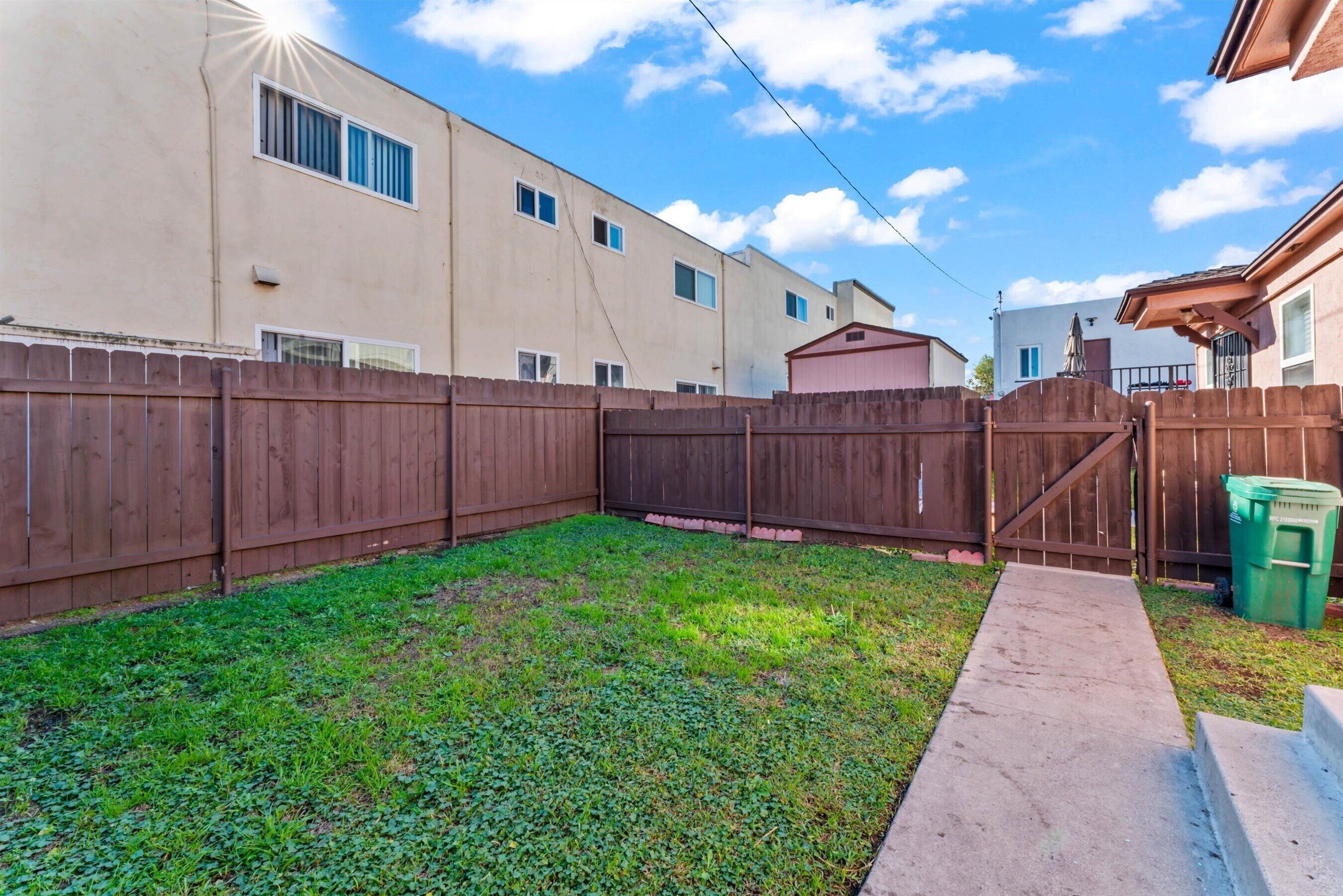 Enceinte de l’hébergement