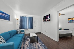 Desk, iron/ironing board, travel cot, WiFi