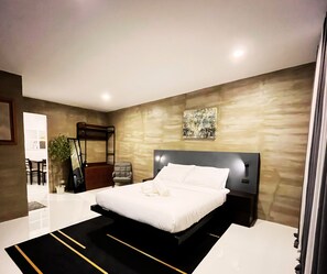1 chambre, fer et planche Ă repasser, Wi-Fi, draps fournis