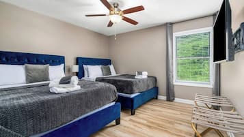2 habitaciones, tabla de planchar con plancha, wifi y ropa de cama