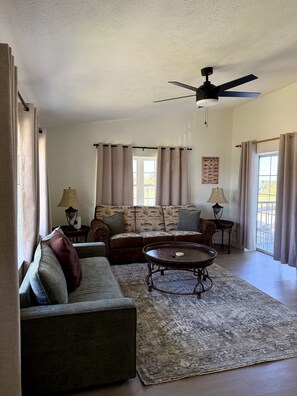 Deluxe Condo | Living area | LED TV