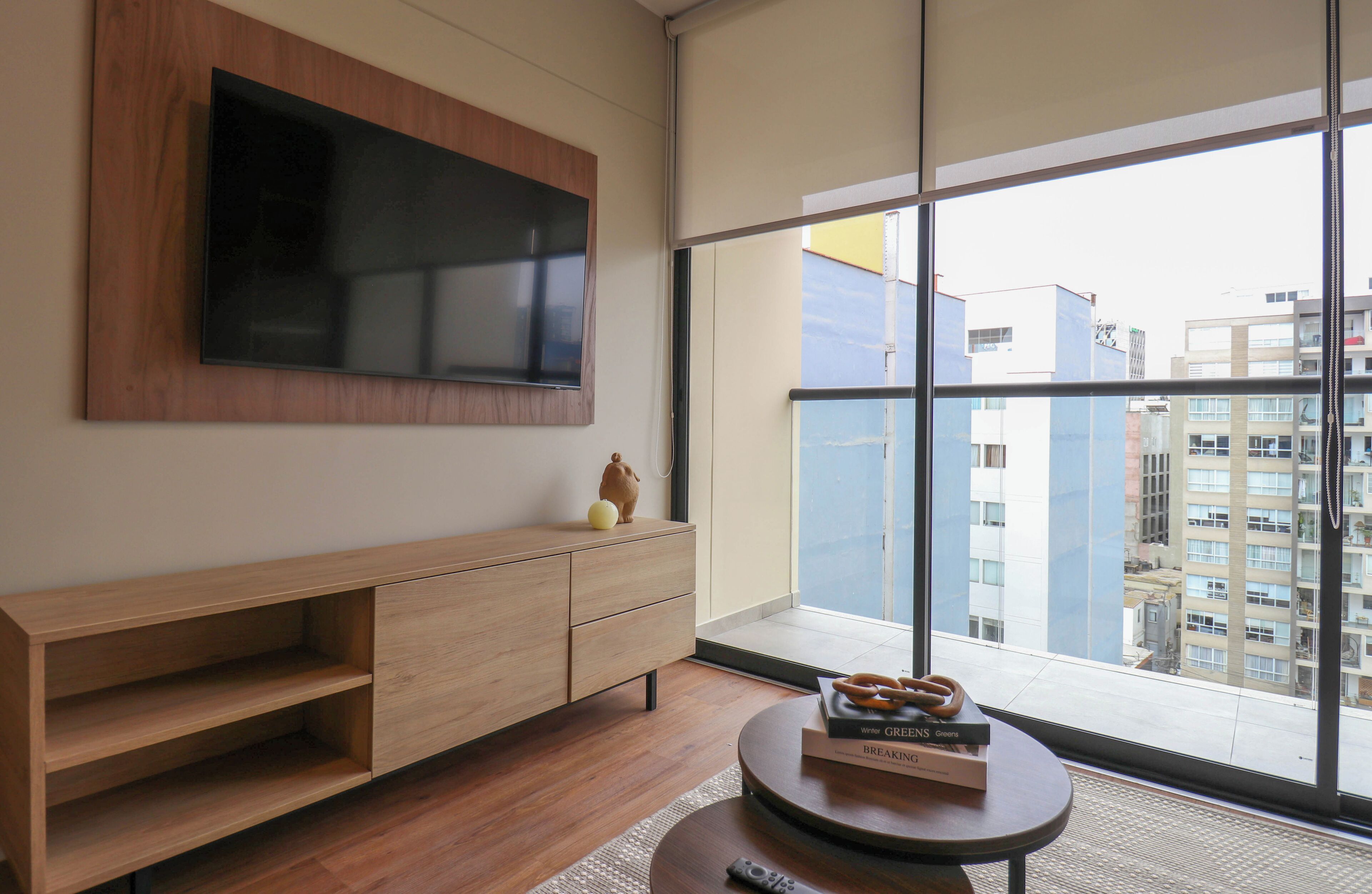 55-inch flat-screen TV with digital channels