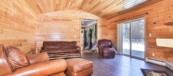 Barndominium Cabin in the Northwoods of Arbor Vitae WI minutes from Slo's Pub