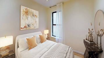 4 bedrooms, iron/ironing board, travel crib, WiFi