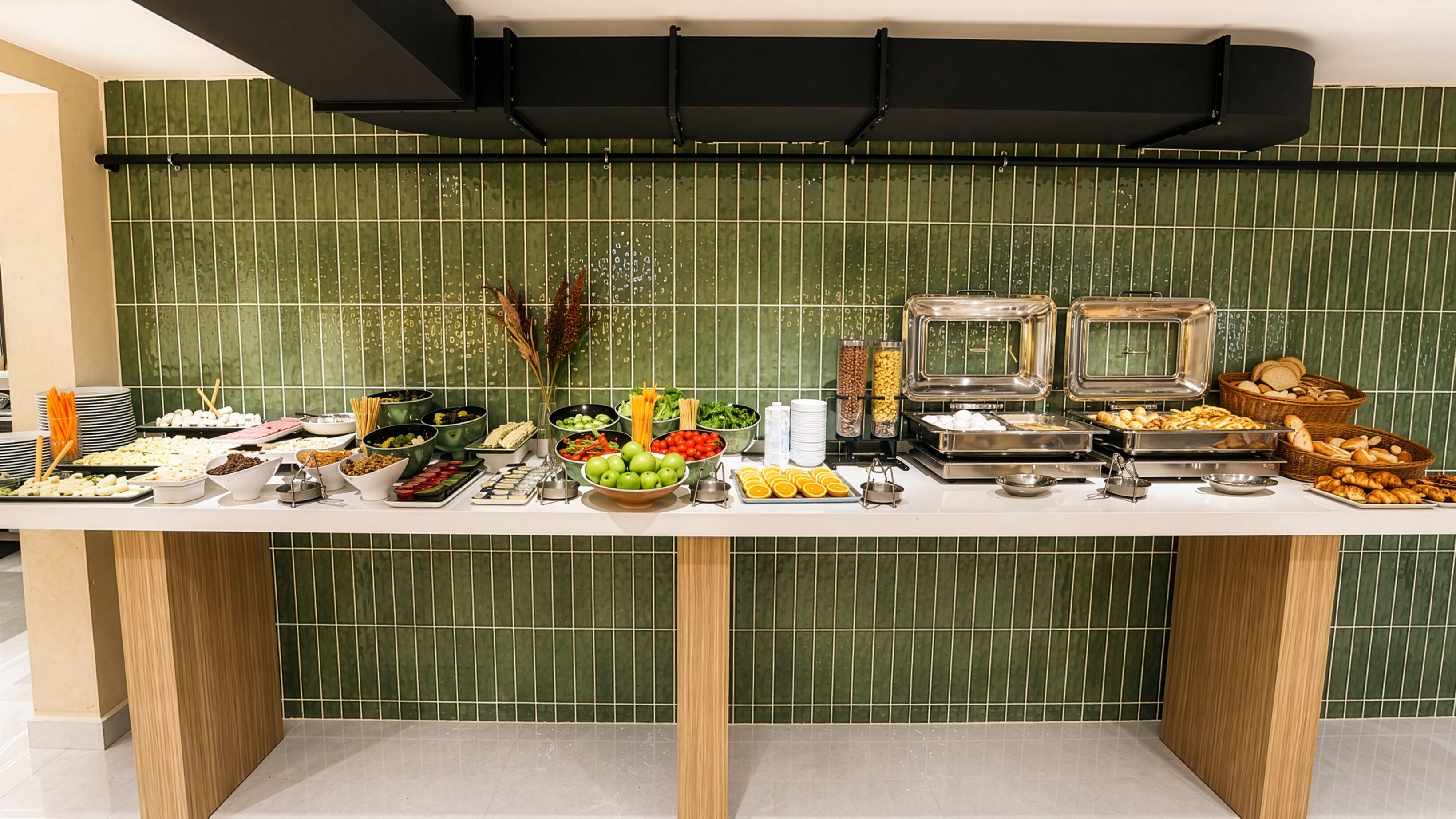 Free daily buffet breakfast