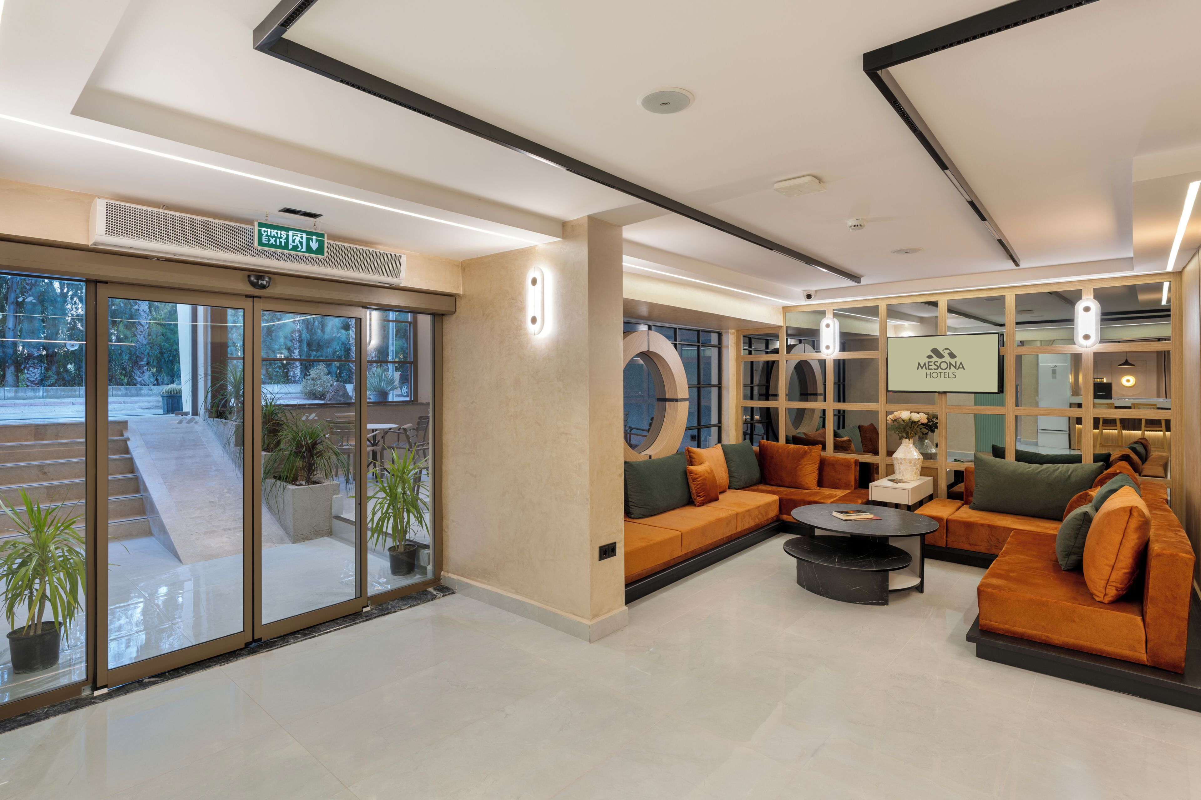 Sala de estar en el lobby
