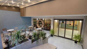 Sala de estar en el lobby