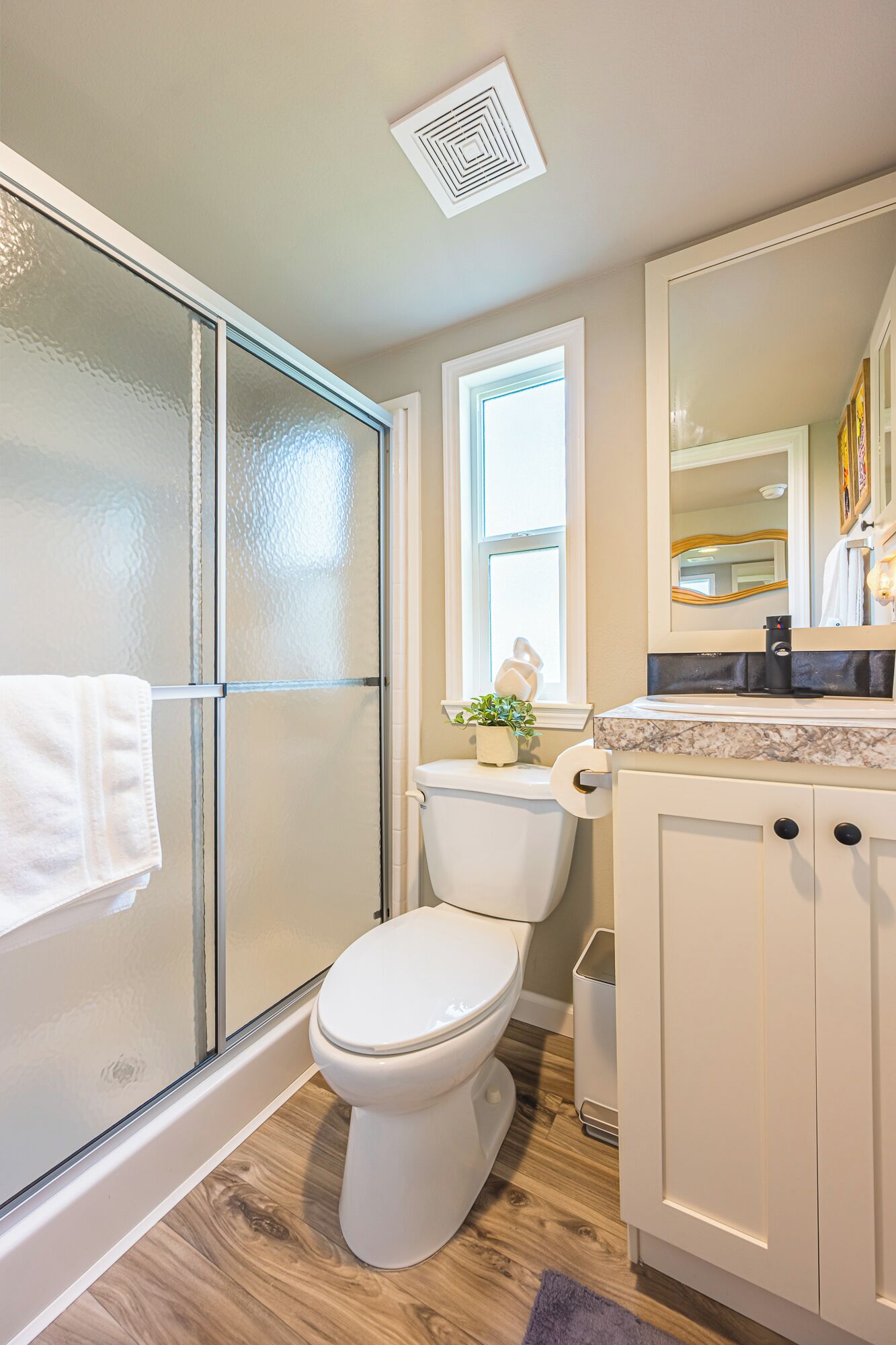 Secadora de cabello, toallas, jabón, shampoo 