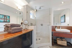Shower, hair dryer