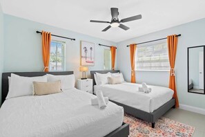 Iron/ironing board, travel crib, WiFi, bed sheets