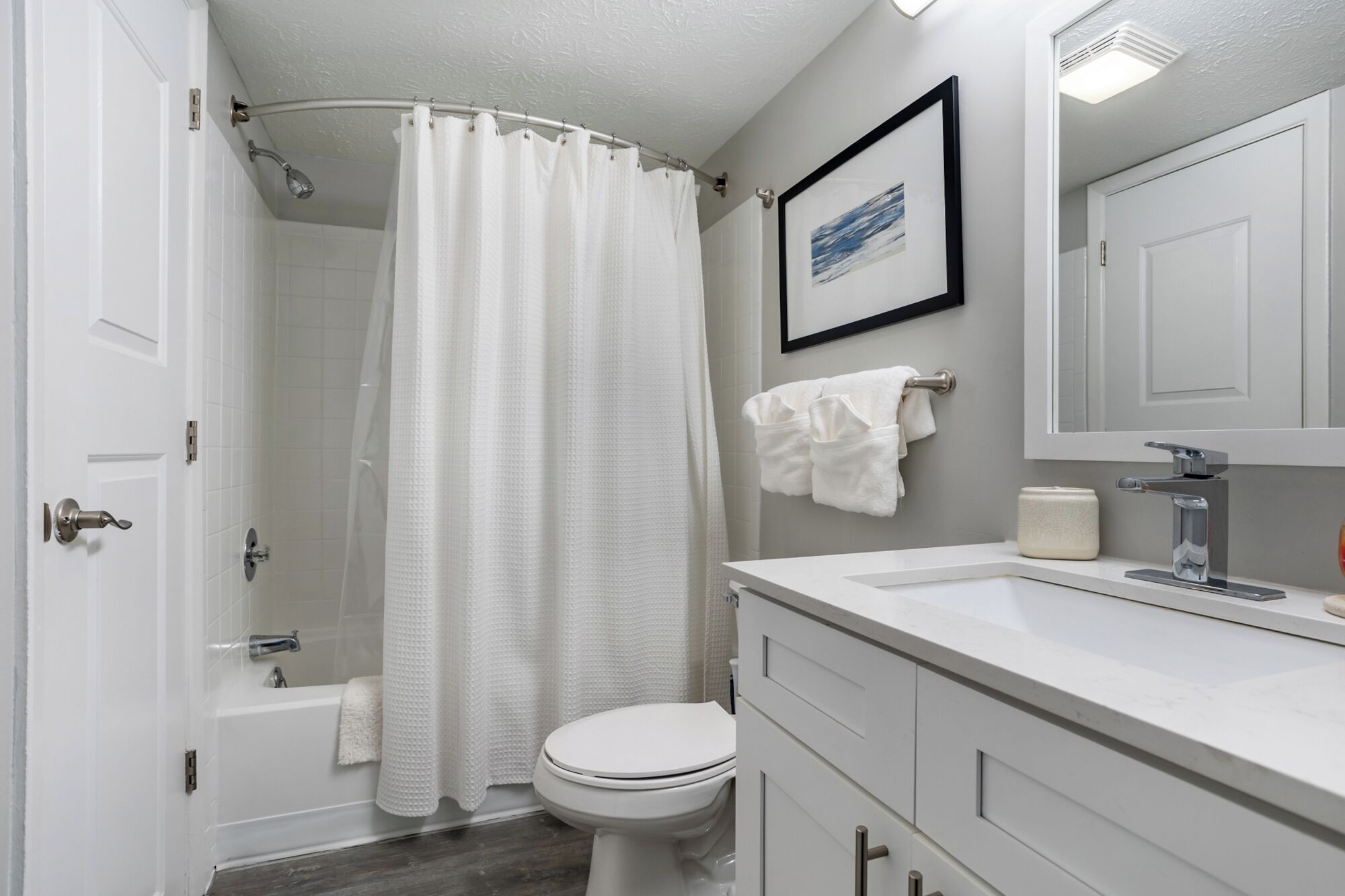 Free toiletries, hair dryer, towels, soap