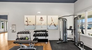 Fitness facility - Landing Apartments at Oak Grove Dairy (Huntsville)