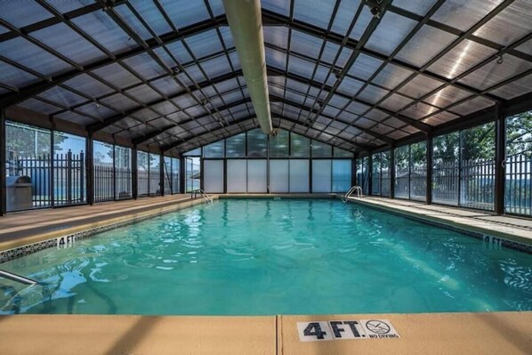 Indoor pool, outdoor pool
