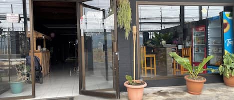 Voorkant van accommodatie