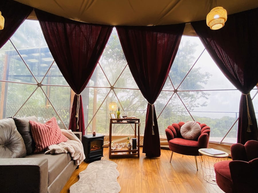 Luxury-Zelt, 1 King-Bett, Badewanne, Meerblick