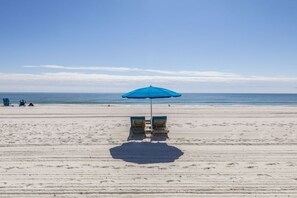On the beach