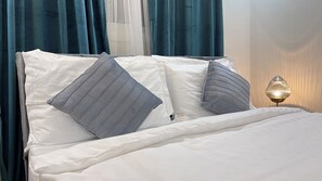 1 bedroom, iron/ironing board, WiFi, bed sheets -  AQ71 Luxury Business Apartment (Riyadh)