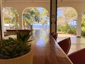 Outdoor dining - Spacious 4BR Beachfront Home in Playas del Coco (Playas del Coco, Sardinal)