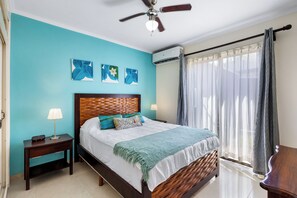 1 bedroom, in-room safe, WiFi, bed sheets